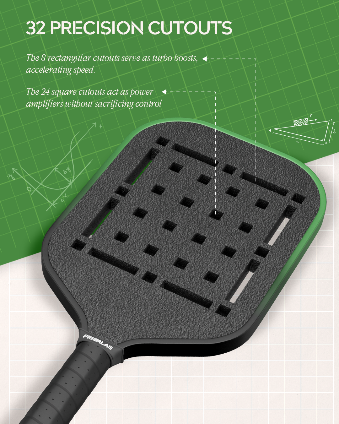 Axis X All Foam Core 18K Carbon Fiber Pickleball Paddle 16MM