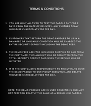 Fiber Lab Demo Pickleball Paddles