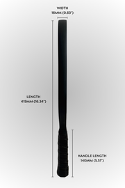 Dark Matter Carbon Friction Surface Pickleball Paddle Elongated 16MM - Fiber Lab