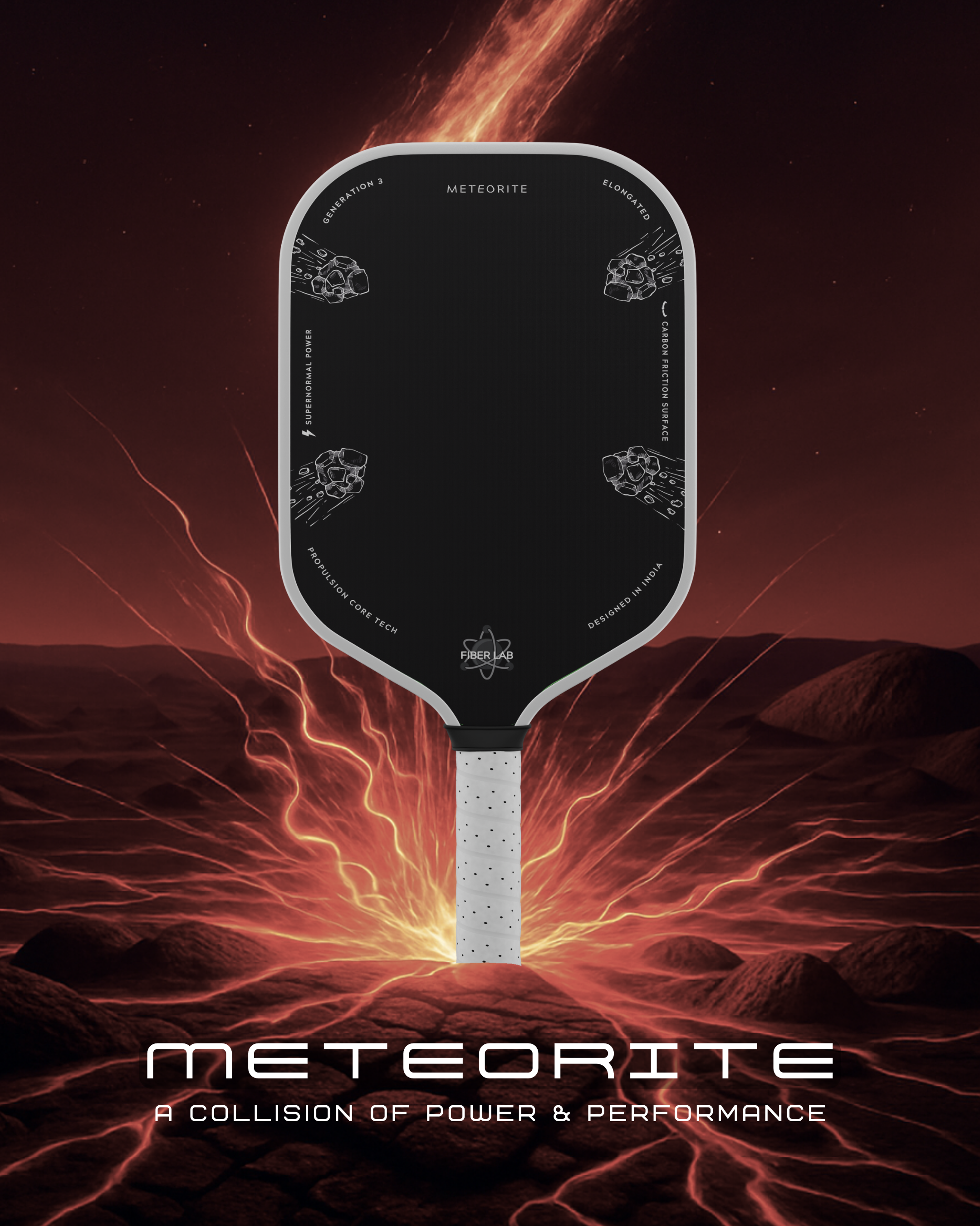 Meteorite 3rd Generation Pickleball Paddle 16MM