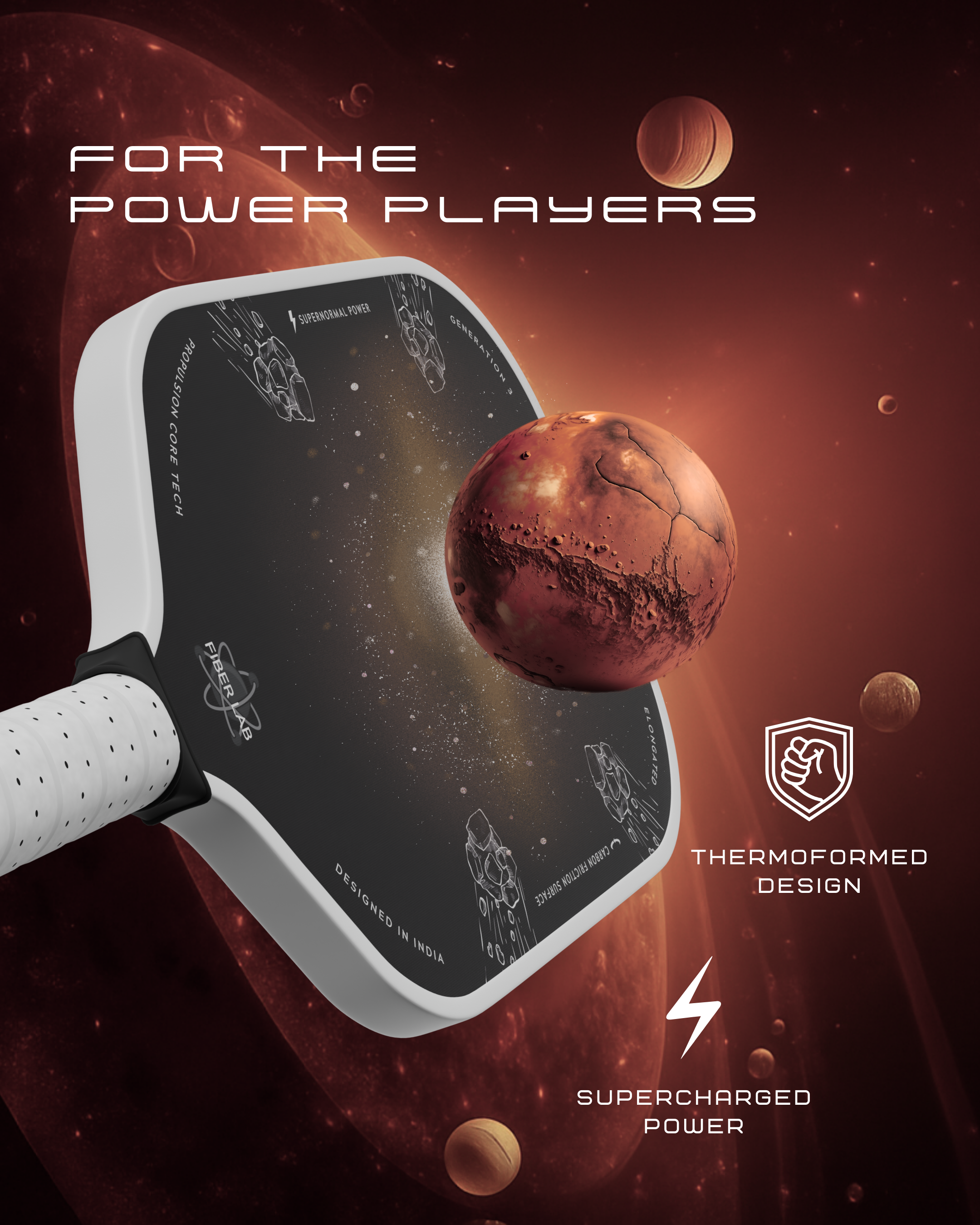 Meteorite 3rd Generation Pickleball Paddle 16MM