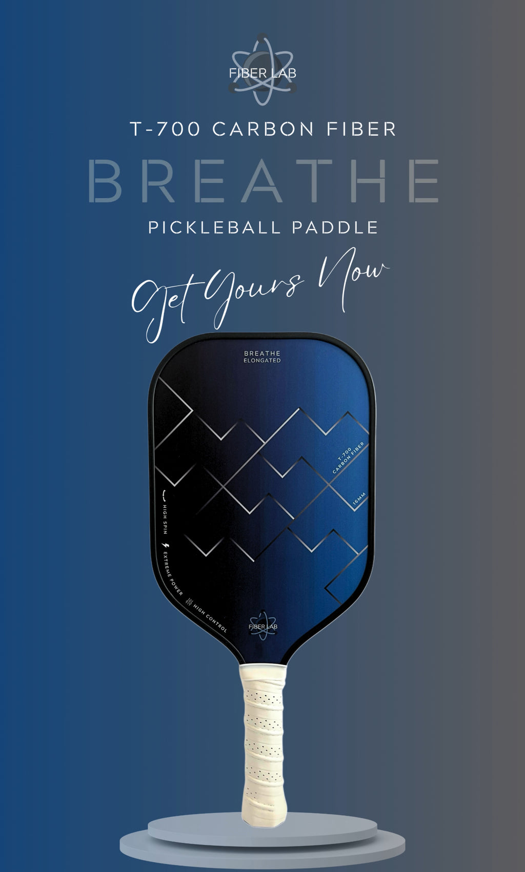 Fiber Lab Breathe Pickleball Paddle
