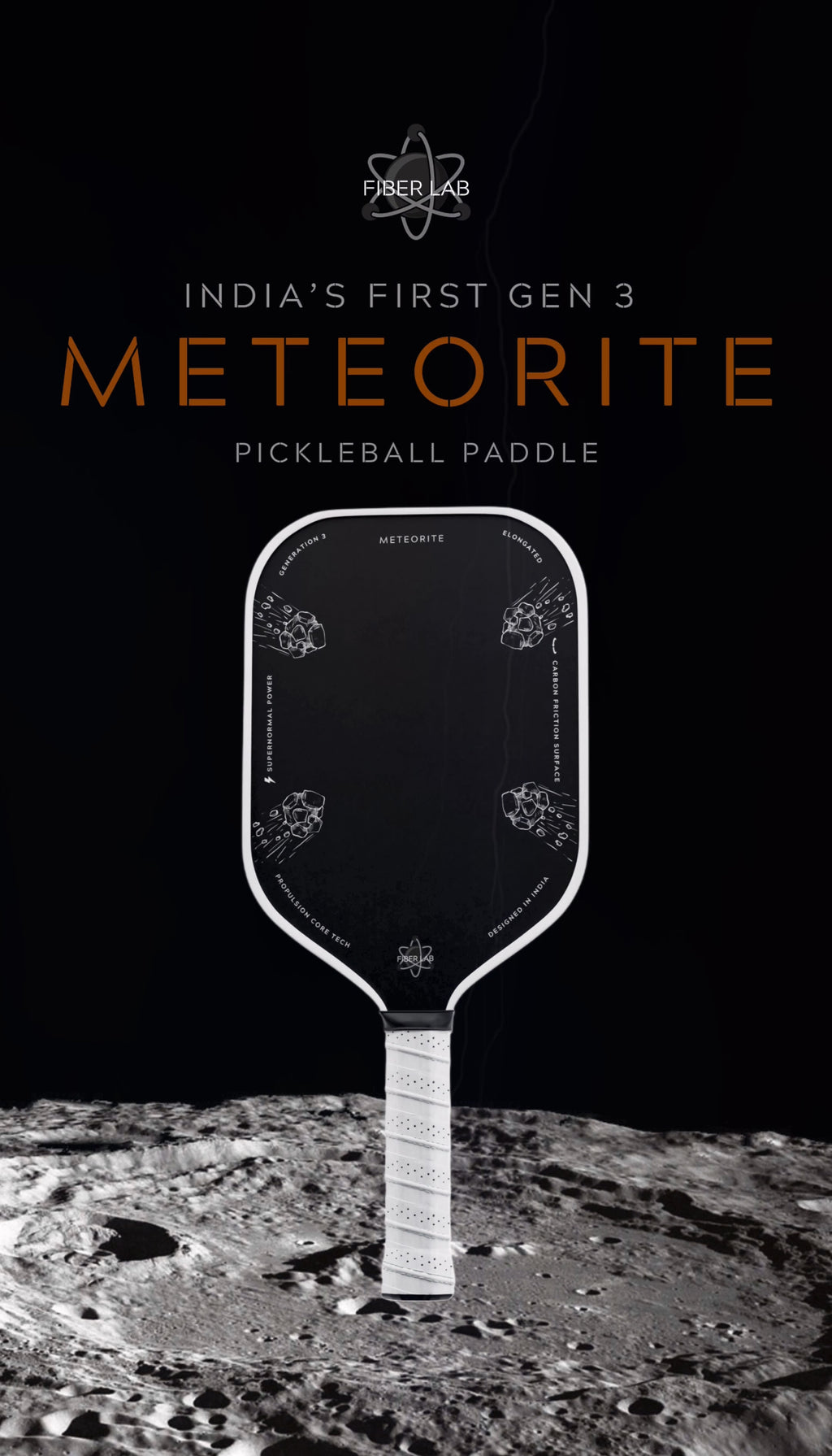 Fiber Lab Meteorite Pickleball Paddle